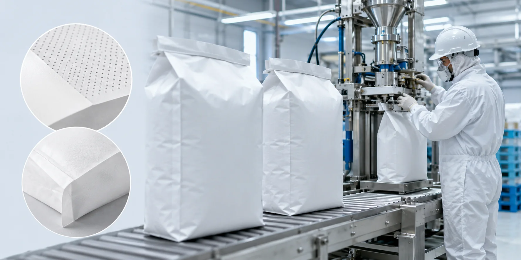 Powder and mineral bagging